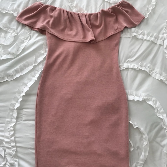 one clothing Dresses & Skirts - Ruffled Off the Shoulder Dress